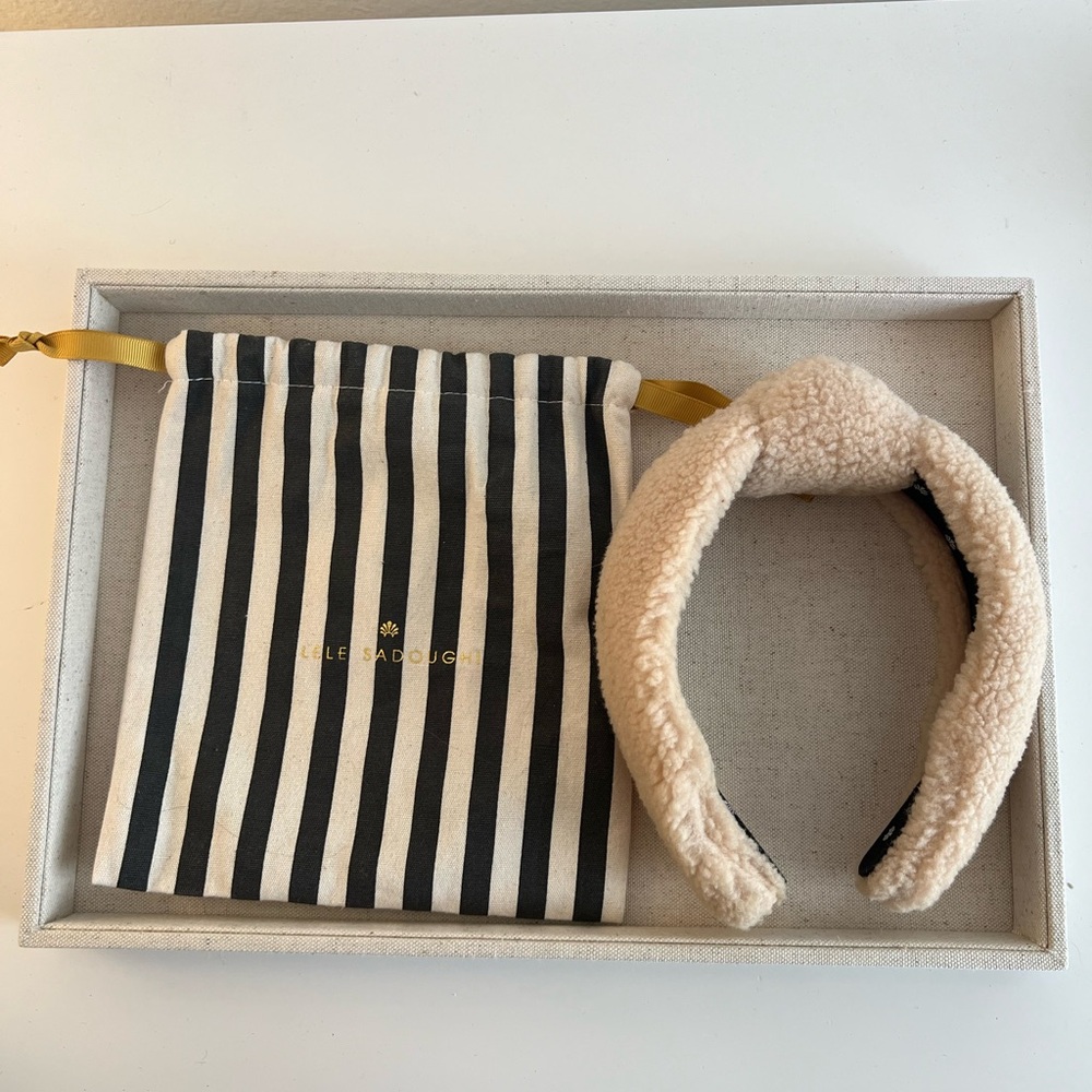 Lele Sadoughi Teddy Headband